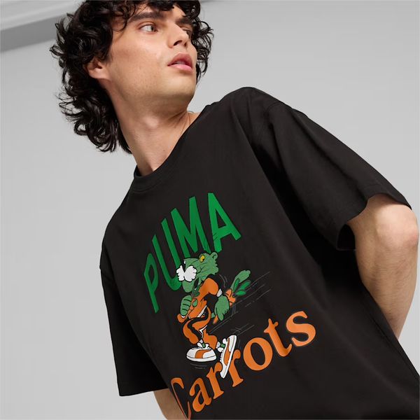 Футболка Puma PUMA X CARROTS GRAPHIC TEE Black 62744301PM фото