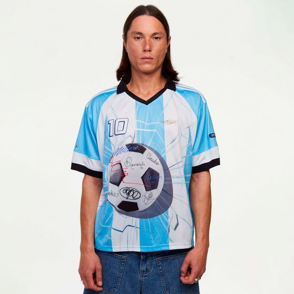 Футболка SSSTUFFF NOT ARGENTINA FOOTBALL Blue SSS-Merci-TEE03 фото