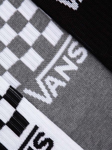 Шкарпетки (комплект) Vans CLASSIC CHECK CREW SOCKS Black/White VN000F0WY281 фото