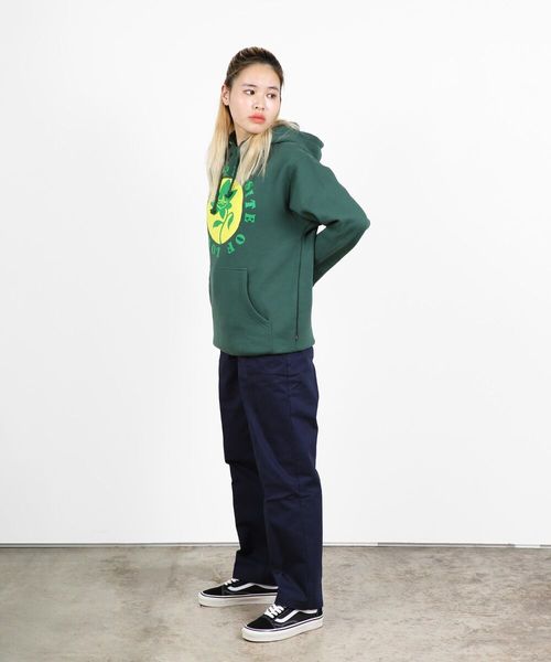 ХУДІ HUF X GREEN BUDDY PACK OPPOSITE OF LOW P/O HOODIE FOREST GREEN 2000000500126 фото