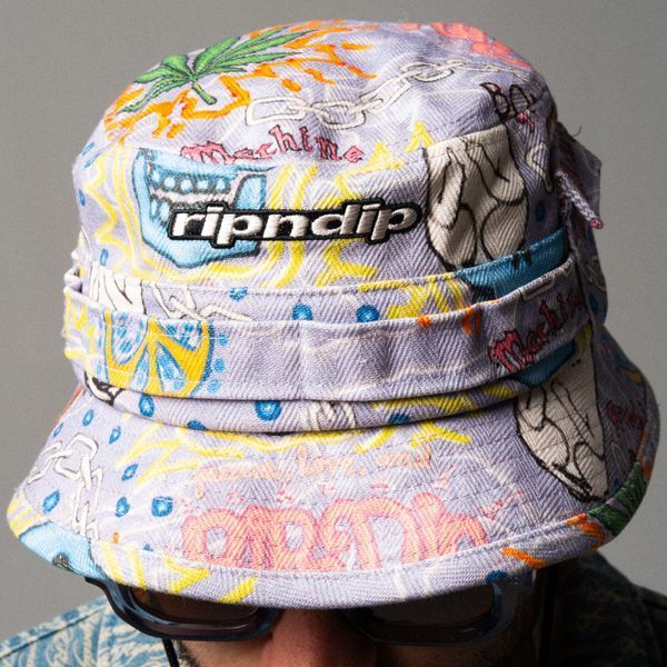 Панама Ripndip BORN TO LOVE BOONIE HAT Cornflower RNDSUM26163 фото