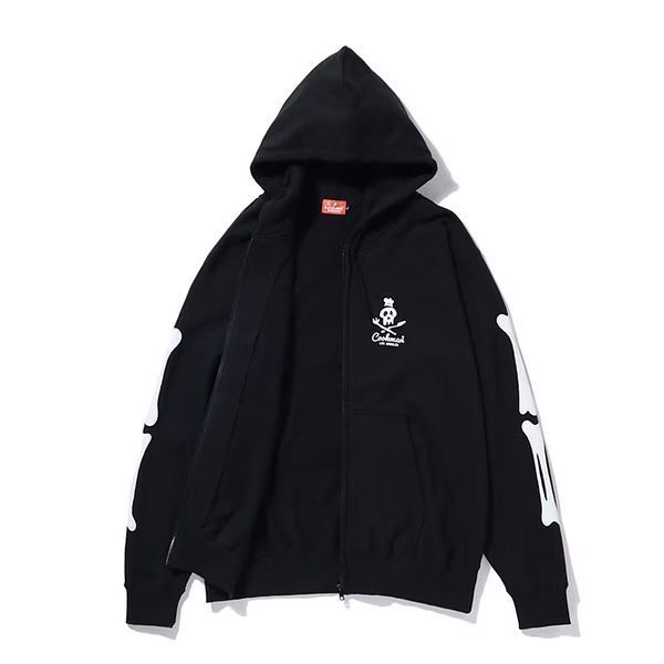Худі Cookman ZIP HOODIE skull black 231-53163-18 фото