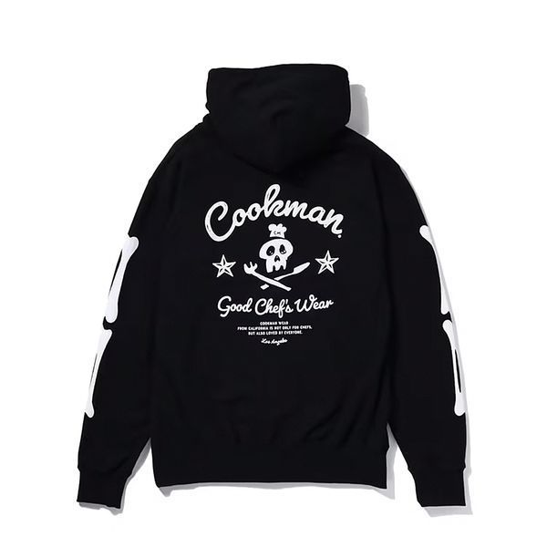 Худі Cookman ZIP HOODIE skull black 231-53163-18 фото