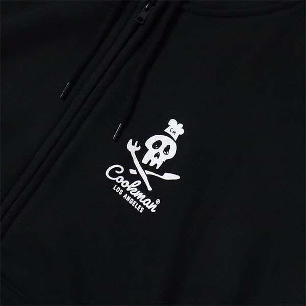 Худі Cookman ZIP HOODIE skull black 231-53163-18 фото