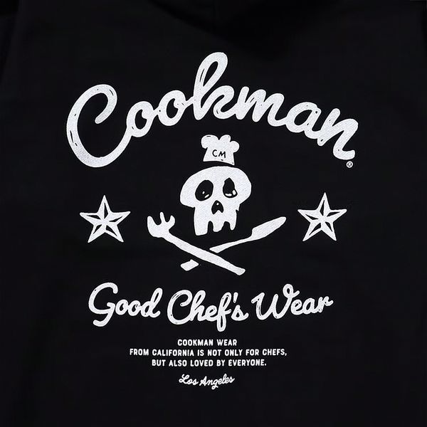 Худі Cookman ZIP HOODIE skull black 231-53163-18 фото