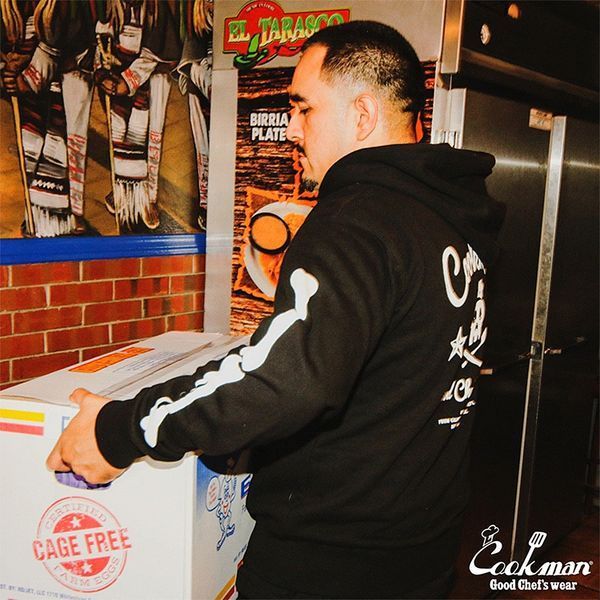 Худі Cookman ZIP HOODIE skull black 231-53163-18 фото