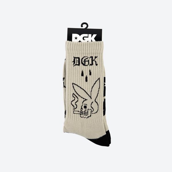 Шкарпетки DGK FLASH CREW SOCKS tan ask-1224 фото