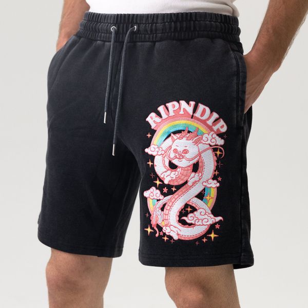 Шорти Ripndip FANTASY NERM SWEAT SHORTS Black RNDSUM24120 фото