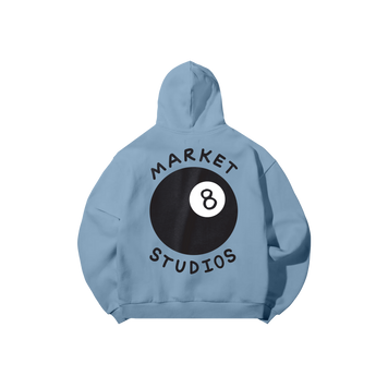 Худі Market EIGHT BALL HOODIE blue MKT26Q1-HD0598-00064 фото