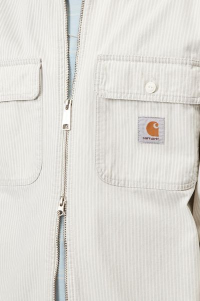 Сорочка Carhartt WIP MERCER SHIRT JAC mcr strp, gpt / wax bleached I036495.3OK35 фото