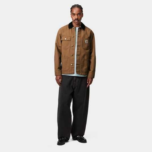 Придбати Куртка Carhartt WIP MICHIGAN COAT h brown/tobacco rinsed