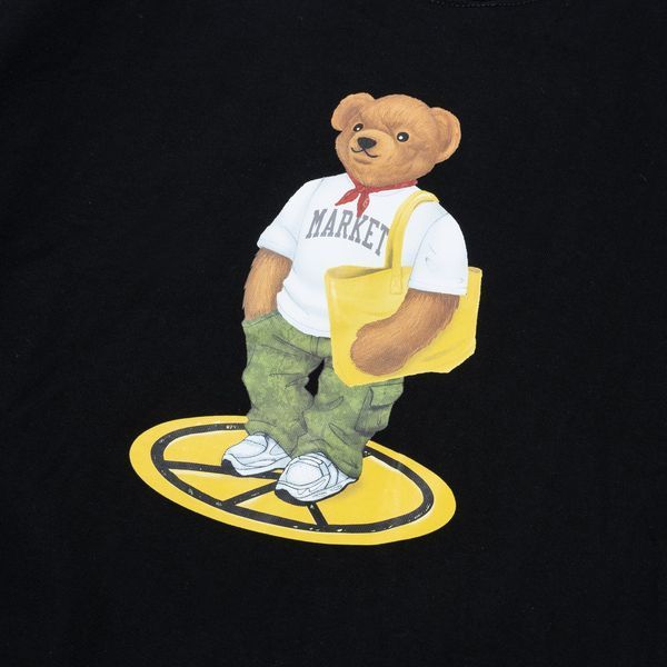 Футболка Market STAND FOR PEACE BEAR T-SHIRT black MKT26Q1-SS0614-00007 фото