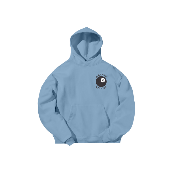 Худі Market EIGHT BALL HOODIE blue MKT26Q1-HD0598-00064 фото