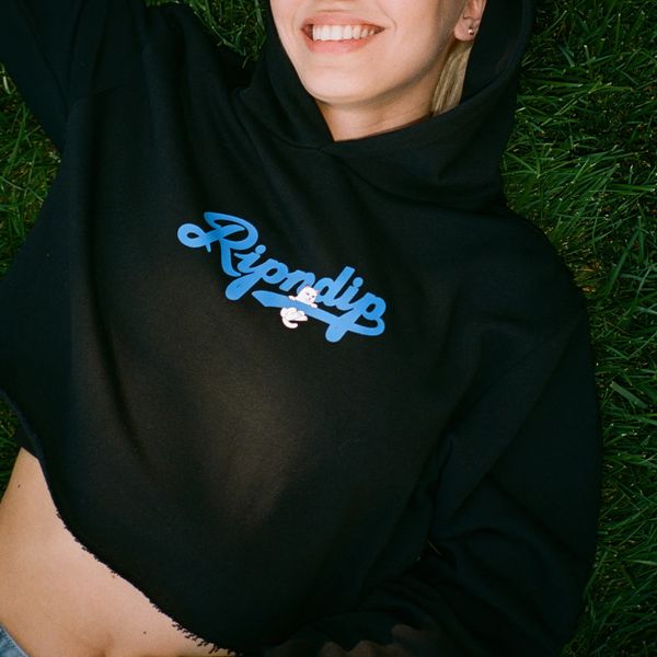 Худі RipNDip LOS RIPNDIP CROPPED HOODIE Black RNDWOM74 фото