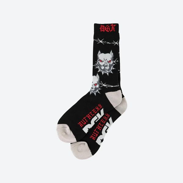 Шкарпетки DGK BULLY SOCKS black ask-1225 фото