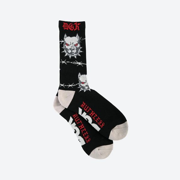 Шкарпетки DGK BULLY SOCKS black ask-1225 фото