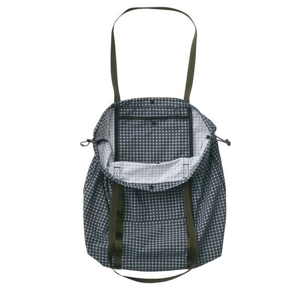 Сумка Gramicci UTILITY TOTE BAG Navy Check G6FA-71-NVCH фото