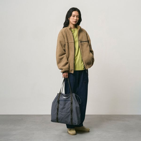 Сумка Gramicci UTILITY TOTE BAG Navy Check G6FA-71-NVCH фото