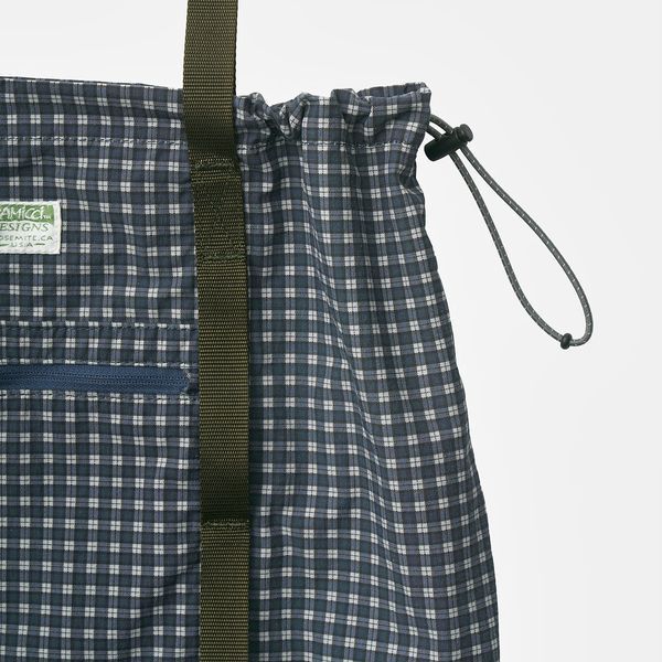 Сумка Gramicci UTILITY TOTE BAG Navy Check G6FA-71-NVCH фото