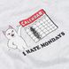 Футболка Ripndip I HATE MONDAYS TEE Ash Heather RNDFAL24154 фото 2