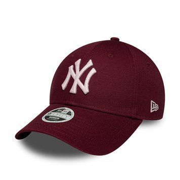 Кепка New Era WMNS METALLIC LOGO 9FORTY NEYY dark red 60915782-NE фото