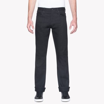 Джинси Unbranded Brand STRAIGHT FIT Solid Black Stretch Selvedge (UB344) UB344 фото