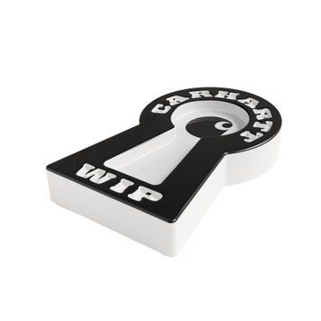 Підставка Для Пахощів Carhartt WIP LOCKED CONE INCENSE HOLDER white / black I036752.00AXX фото