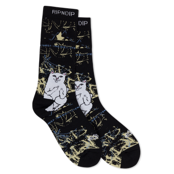 Шкарпетки Ripndip LORD NERMAL MADNESS SOCKS Black RNDSUM26185 фото