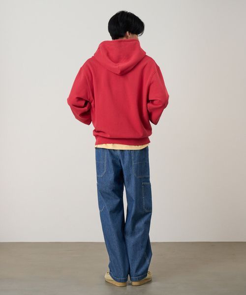 Худі Gramicci ONE POINT ZIP HOODED SWEATSHIR crimson red (G310-FT-CRRD) G310-FT-CRRD фото