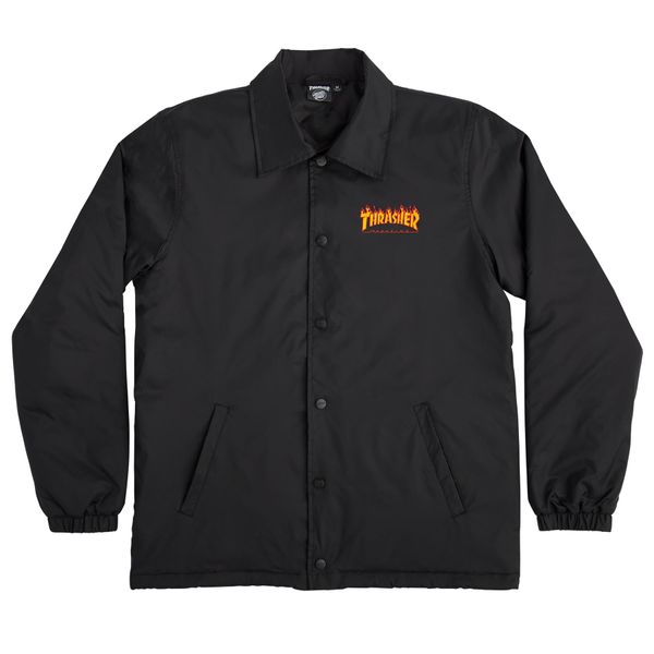 Куртка Thrasher FLAME DOT COACH JACKET MENS Black (20000006278SH) 20000006278SH фото