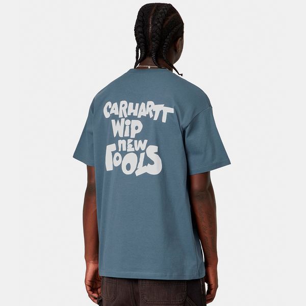 Футболка Carhartt WIP S/S CUTOUT T-SHIRT icesheet I037221.0ENXX фото