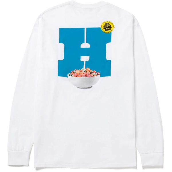 Лонгслів HUF CEREAL KILLER LONGSLEEVE white TS01848-white фото