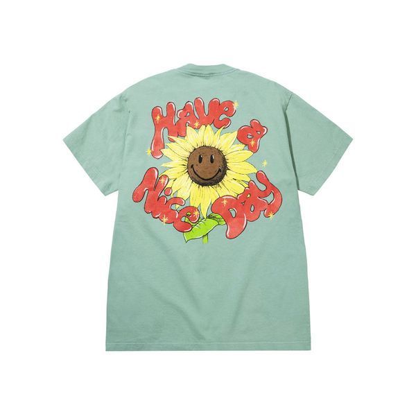 Футболка Market SMILEY SUNFLOWER T-SHIRT green 26Q2-SS0649-00110 фото