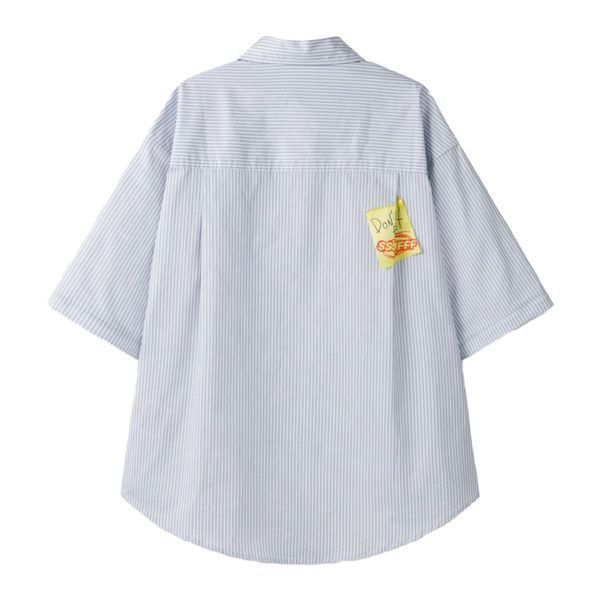 Сорочка SSSTUFFF DETACHABLE SLEEVES TIE SHIRT white SS26-TIESH01 фото