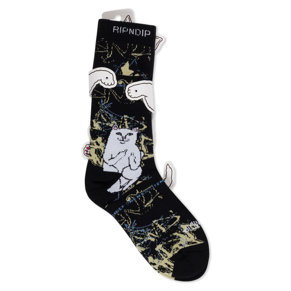 Шкарпетки Ripndip LORD NERMAL MADNESS SOCKS Black RNDSUM26185 фото