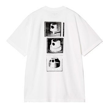 Футболка Carhartt WIP S/S CAPS T-SHIRT white I036012.02XX фото