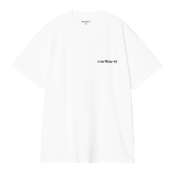 Футболка Carhartt WIP S/S CAPS T-SHIRT white I036012.02XX фото
