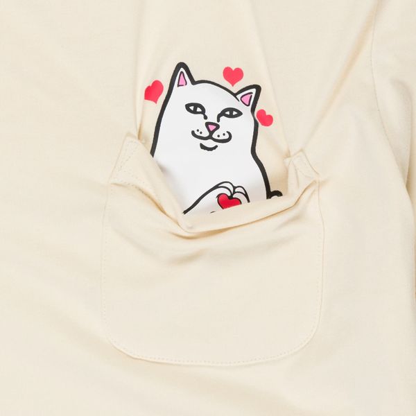 Футболка Ripndip NERMAL LOVES POCKET TEE Natural RNDSUM24154 фото