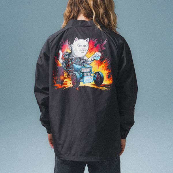 Куртка Ripndip RISKY BUSINESS COACHES JACKET Black RNDSUM24103 фото