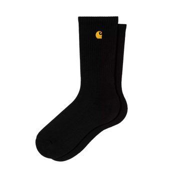 Шкарпетки Carhartt WIP CHASE SOCKS black/gold I036747.00FXX фото