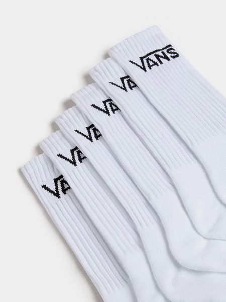 Шкарпетки (комплект) Vans BASIC CREW SOCKS White VN000KHPWHT1 фото