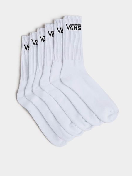 Шкарпетки (комплект) Vans BASIC CREW SOCKS White VN000KHPWHT1 фото