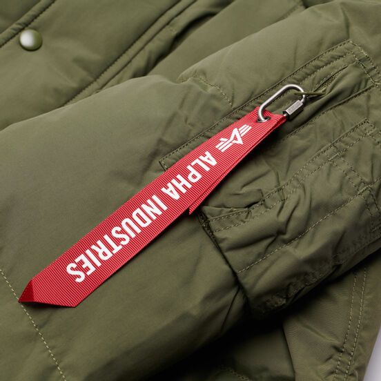 Куртка Alpha Industries N 3B Quilted Parka Olive MJN51502C1_301 фото