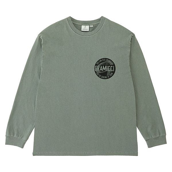 Лонгслів Gramicci ICON L/S TEE PIGMENT DYED sage pigment G6FM-T102-SGPG фото