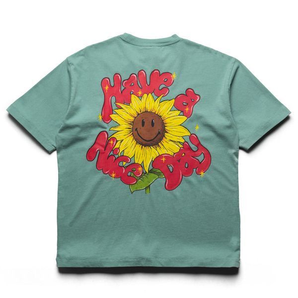 Футболка Market SMILEY SUNFLOWER T-SHIRT green 26Q2-SS0649-00110 фото
