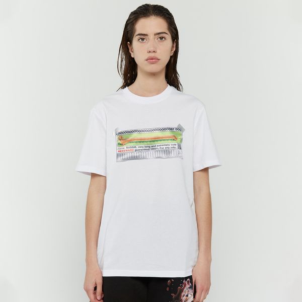 Футболка SSSTUFFF LOST DOG BOX LOGO TEE white CO-TEE02-X2-wht фото