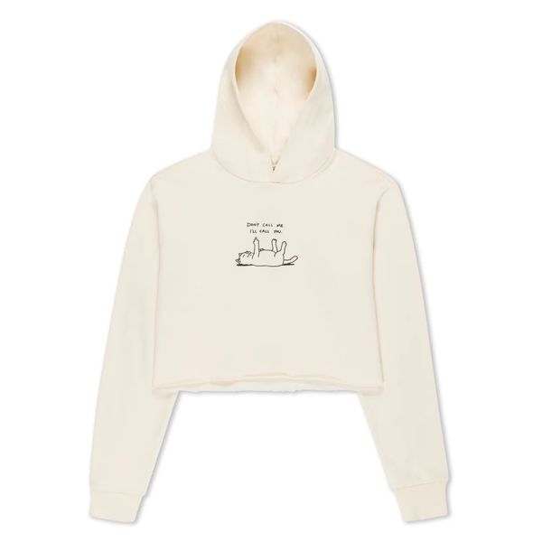 Худі RipNDip DON’T CALL ME CROPPED HOODIE Natural RNDWOM75 фото