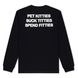 Лонгслів RipNDip PET KITTIES LONG SLEEVE Black RNDSUM24133 фото 2