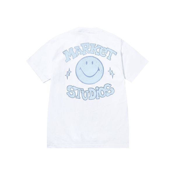 Футболка Market SMILEY OLD SCHOOL T-SHIRT white MKT26Q1-SS0616-00220 фото