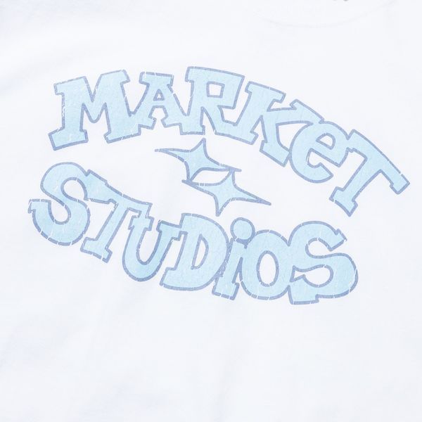 Футболка Market SMILEY OLD SCHOOL T-SHIRT white MKT26Q1-SS0616-00220 фото